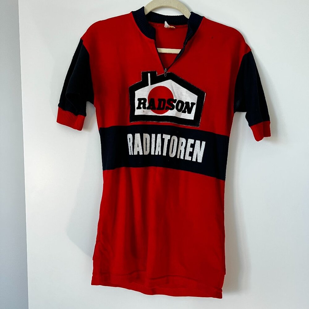 Vintage Italian Wool Cycling Jersey